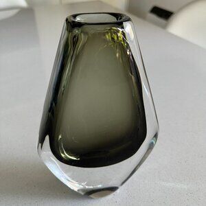 Orrefors Glass Vase, Nils Landberg, 1950's